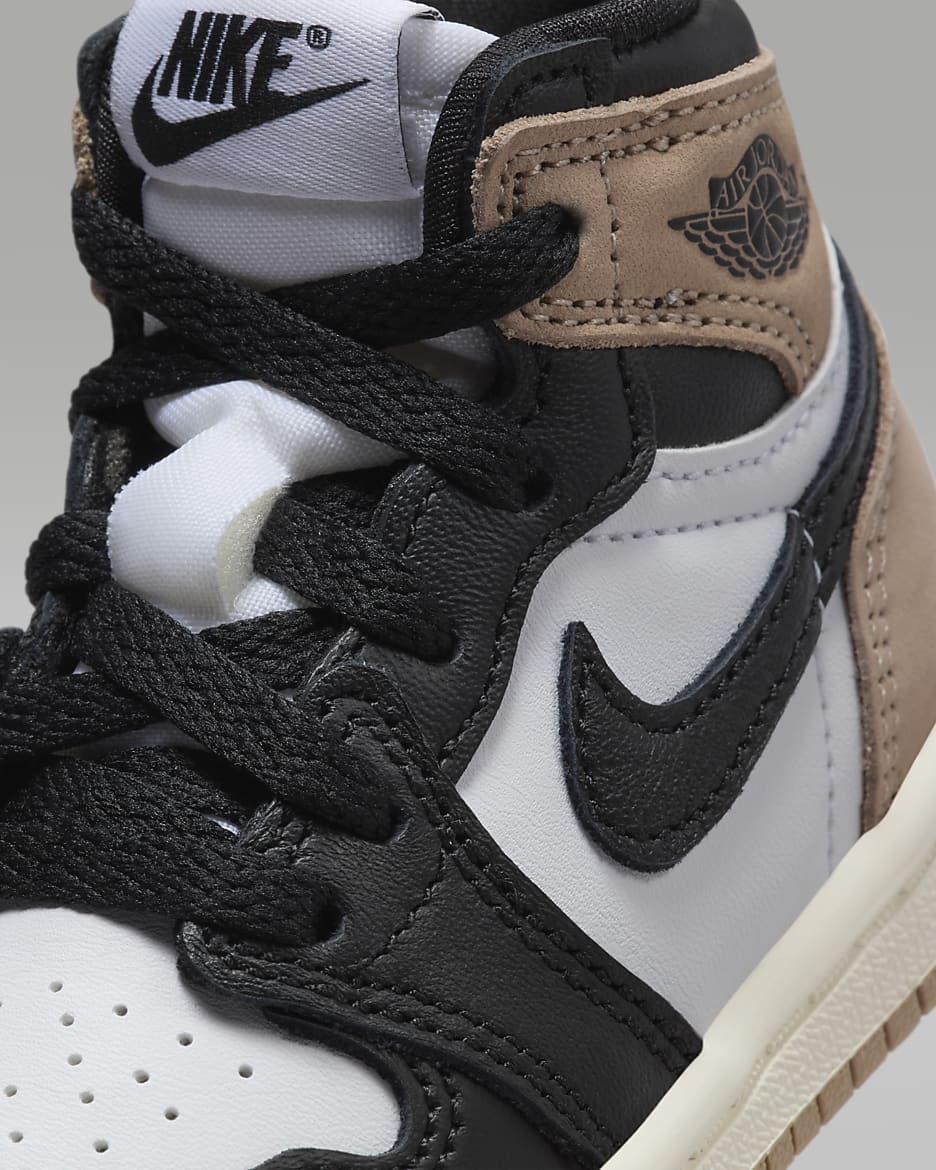 Jordan 1 Retro High OG Latte Baby Toddler Shoes. Nike MY